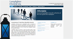 Desktop Screenshot of lamplighterfinancial.com